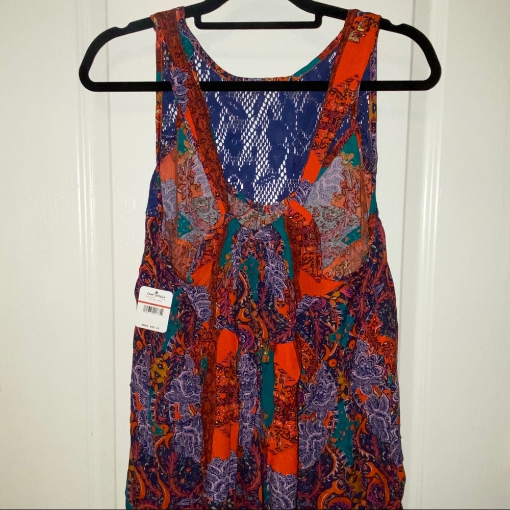 3x HP - Free People Count Me In Trapeze Dress Top - Picture 5 of 10